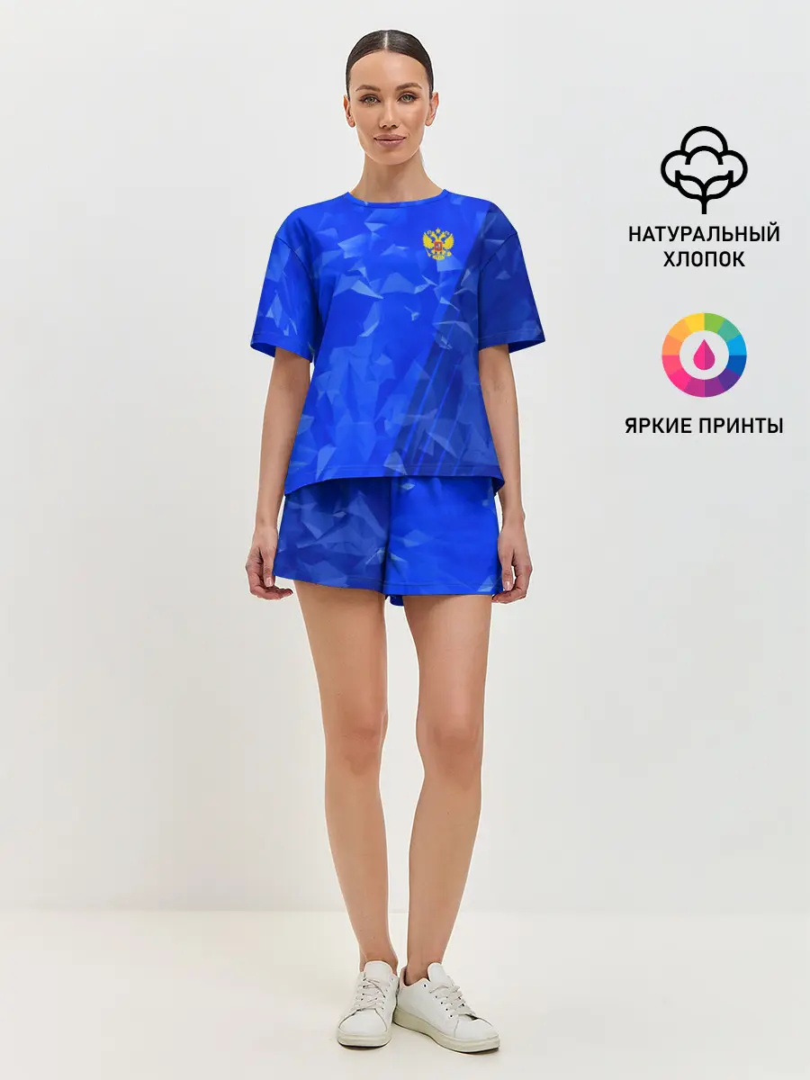 Женская пижама с шортами / RUSSIA SPORT