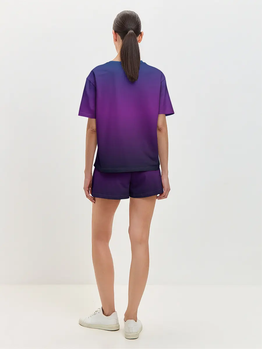 Женская пижама с шортами / Ретро 80е