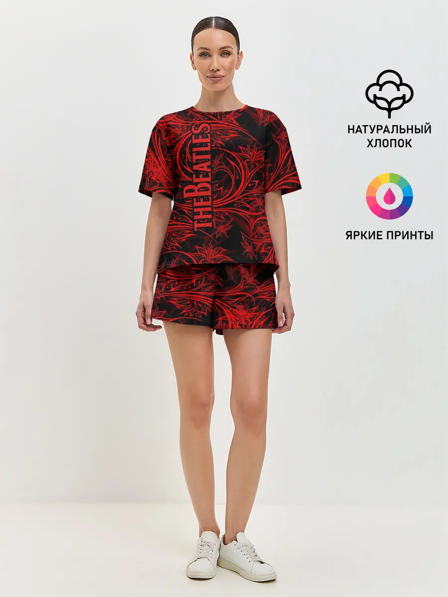 Женская пижама с шортами / The Beatles