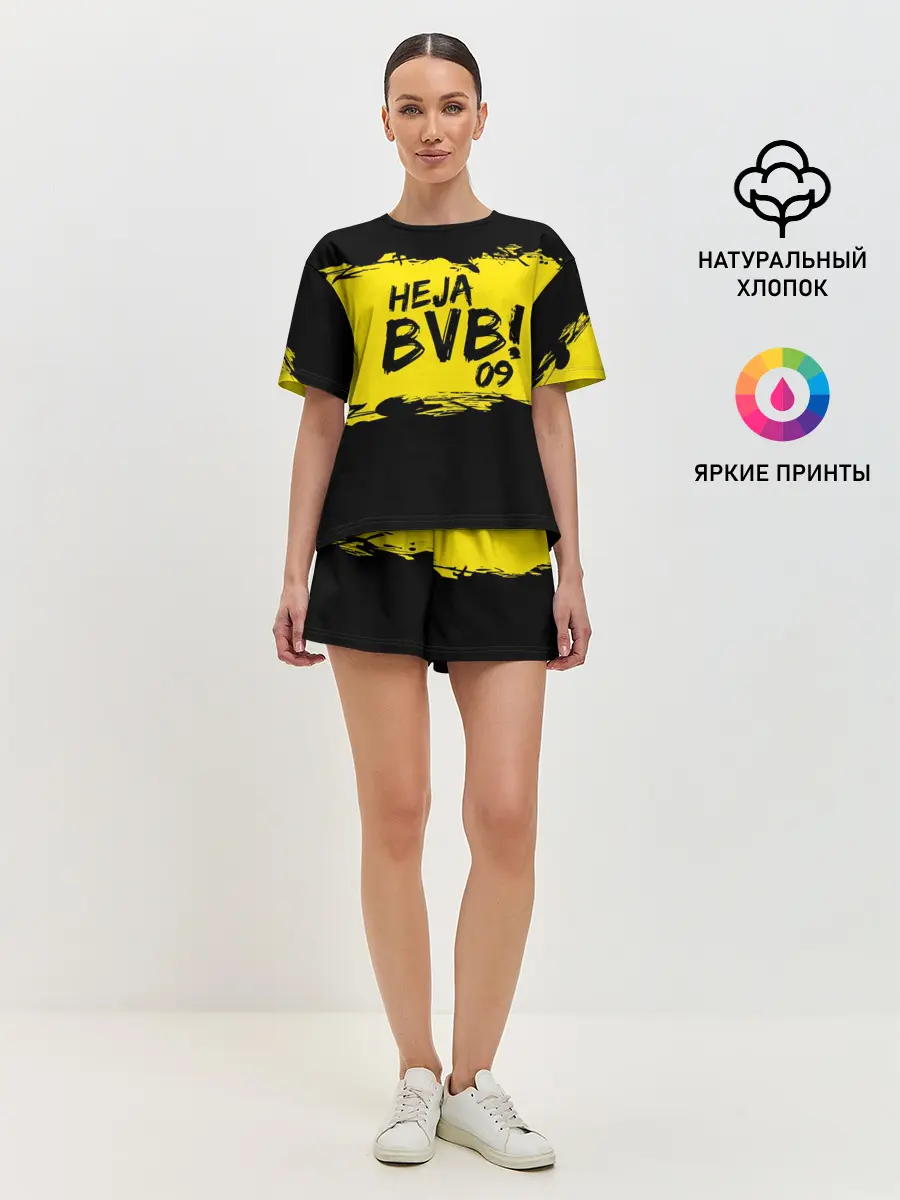 Женская пижама с шортами / Borussia Dortmund FC