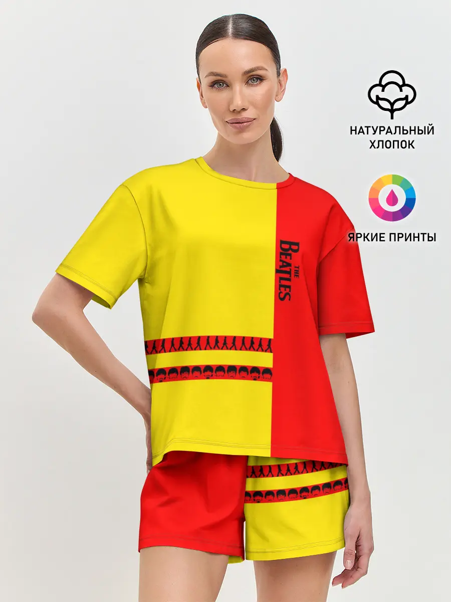 Женская пижама с шортами / The Beatles