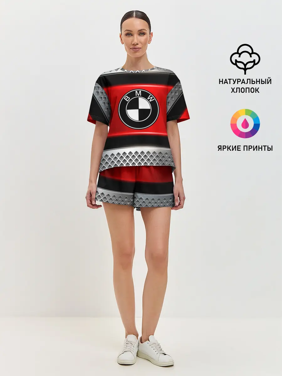 Женская пижама с шортами / BMW