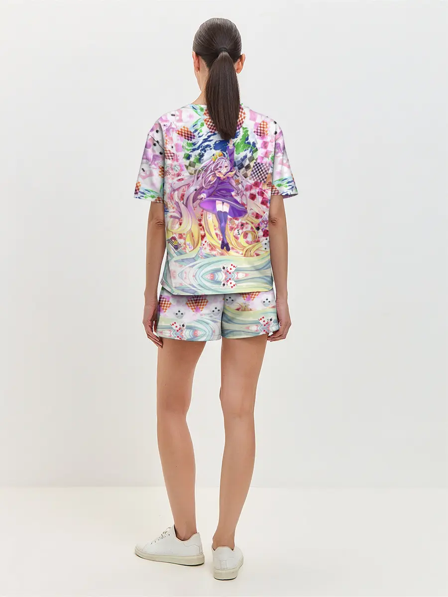 Женская пижама с шортами / No Game No Life_9