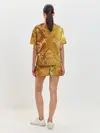 Женская пижама с шортами / ЗОЛОТОЙ УЗОР.