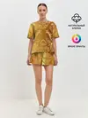 Женская пижама с шортами / ЗОЛОТОЙ УЗОР.