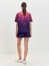 Женская пижама с шортами / Цветочный узор