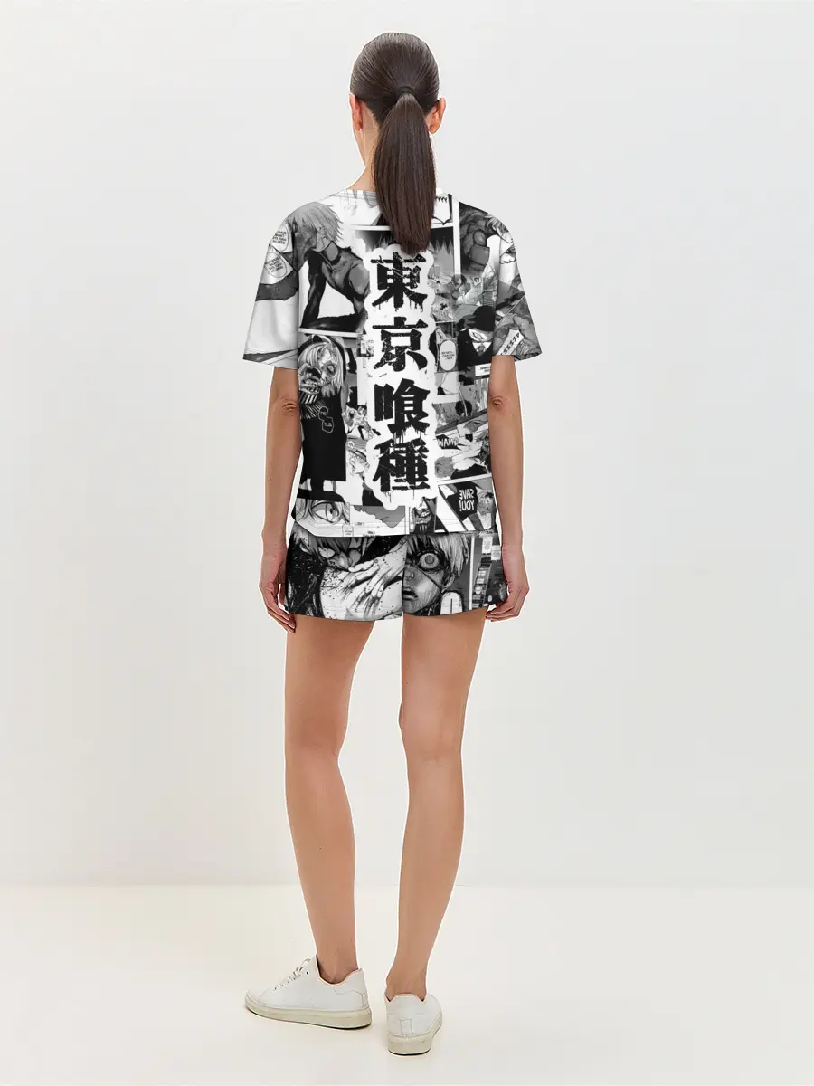 Женская пижама с шортами / Токийский гуль манга