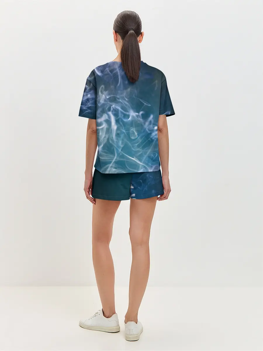 Женская пижама с шортами / Луна