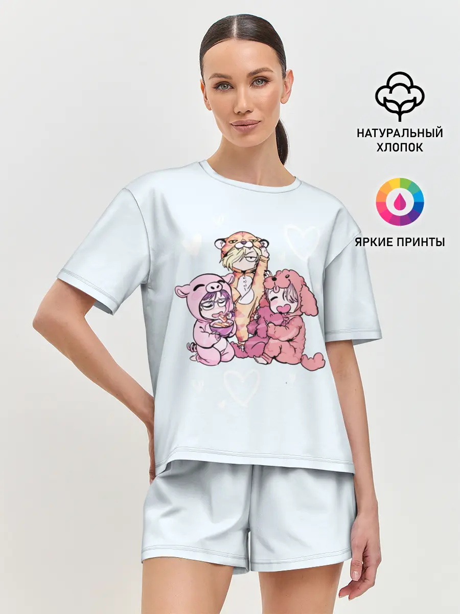 Женская пижама с шортами / Yuri on Ice_3