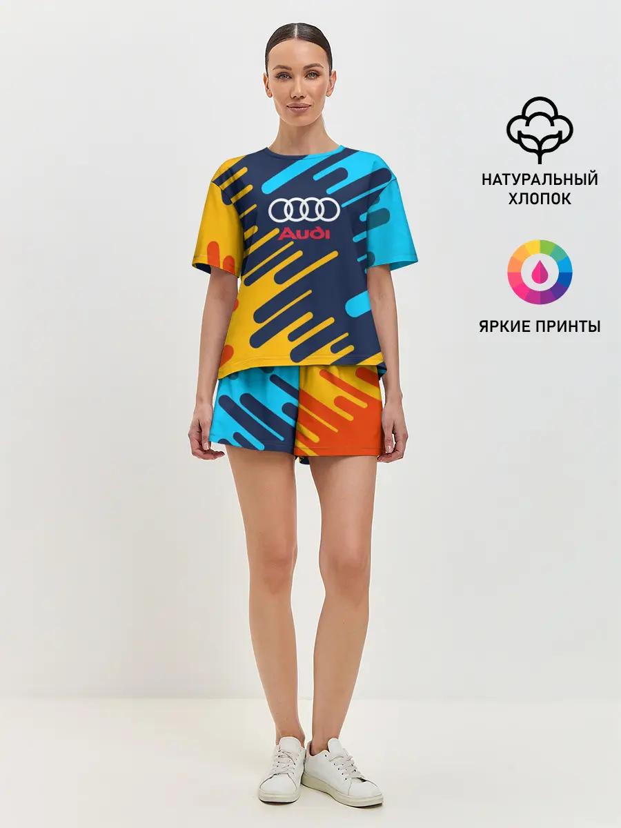 Женская пижама с шортами / AUDI.