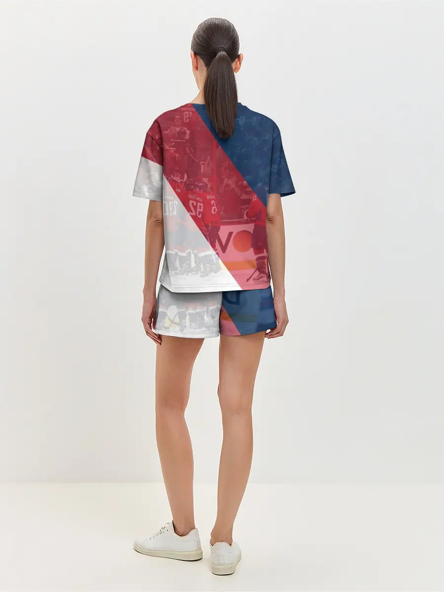 Женская пижама с шортами / вашингтон кэпиталз