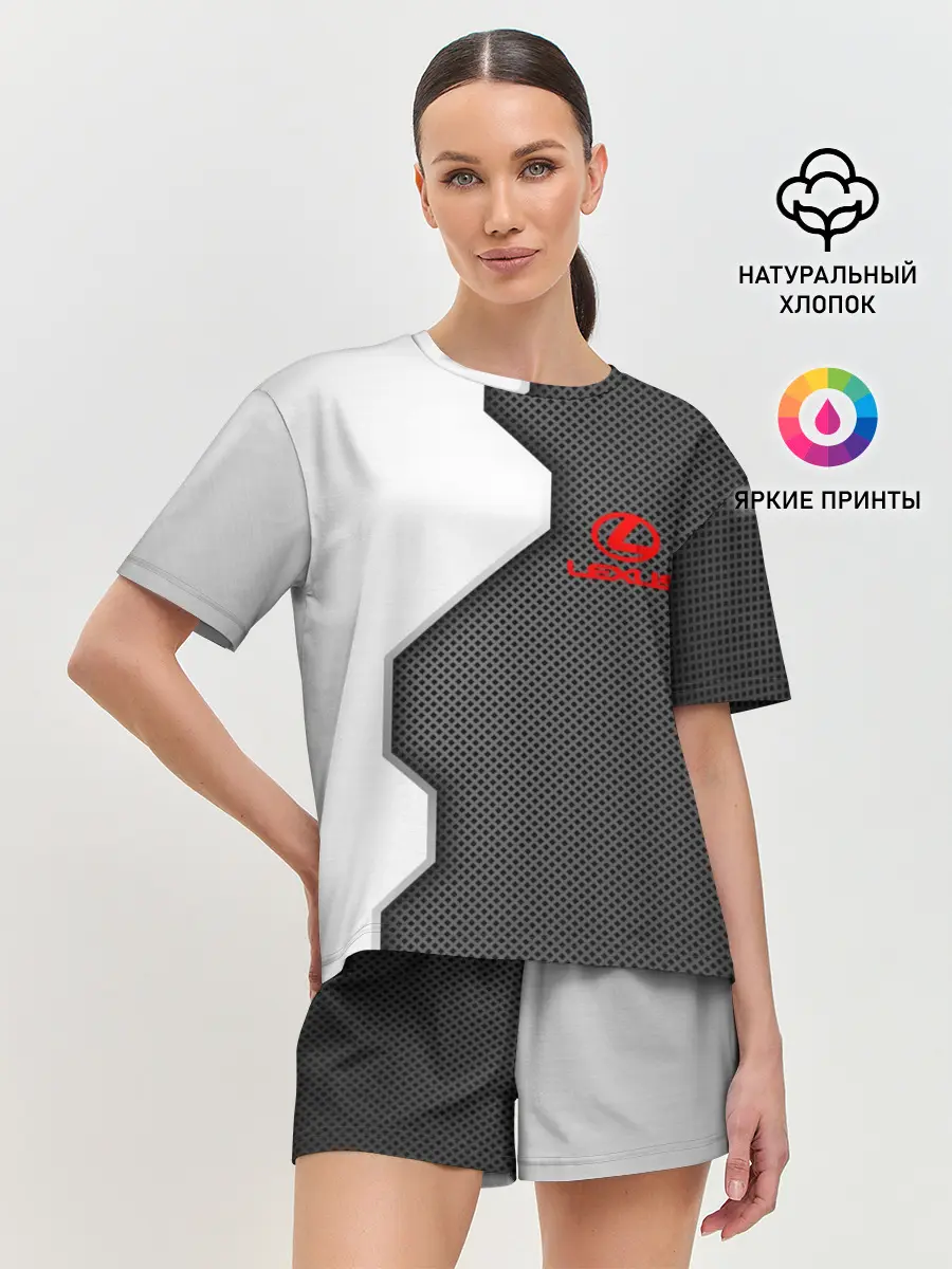 Женская пижама с шортами / Lexus sport uniform auto