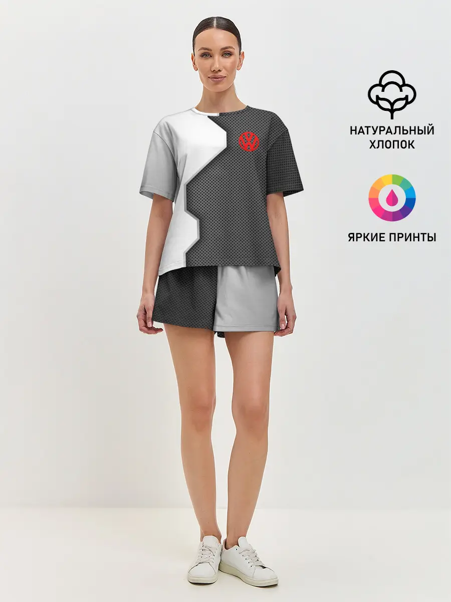 Женская пижама с шортами / Volkswagen sport uniform auto