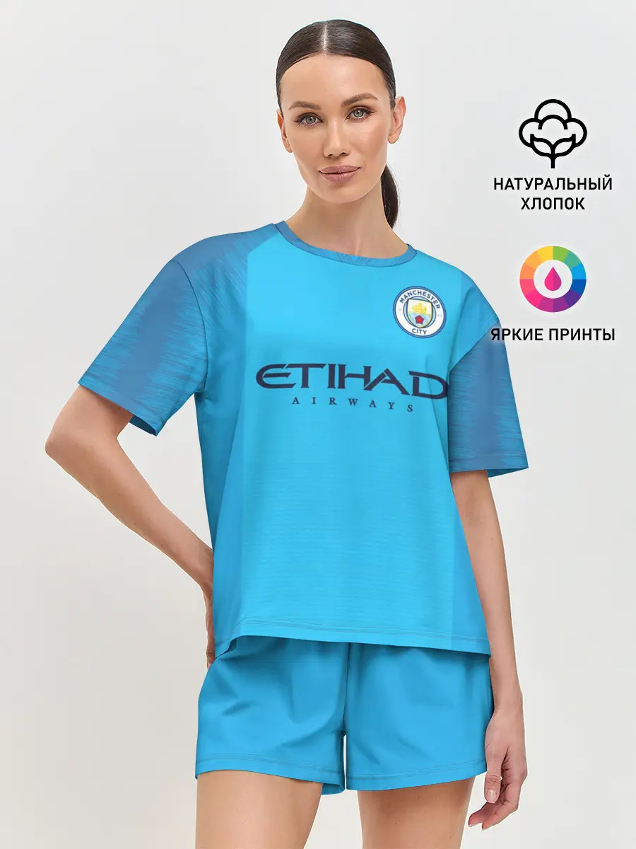 Женская пижама с шортами / Man. City 18-19
