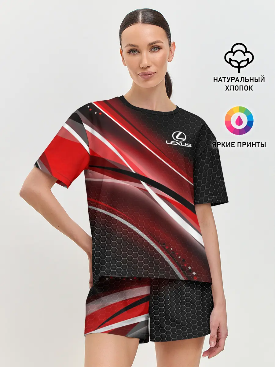 Женская пижама с шортами / LEXUS.