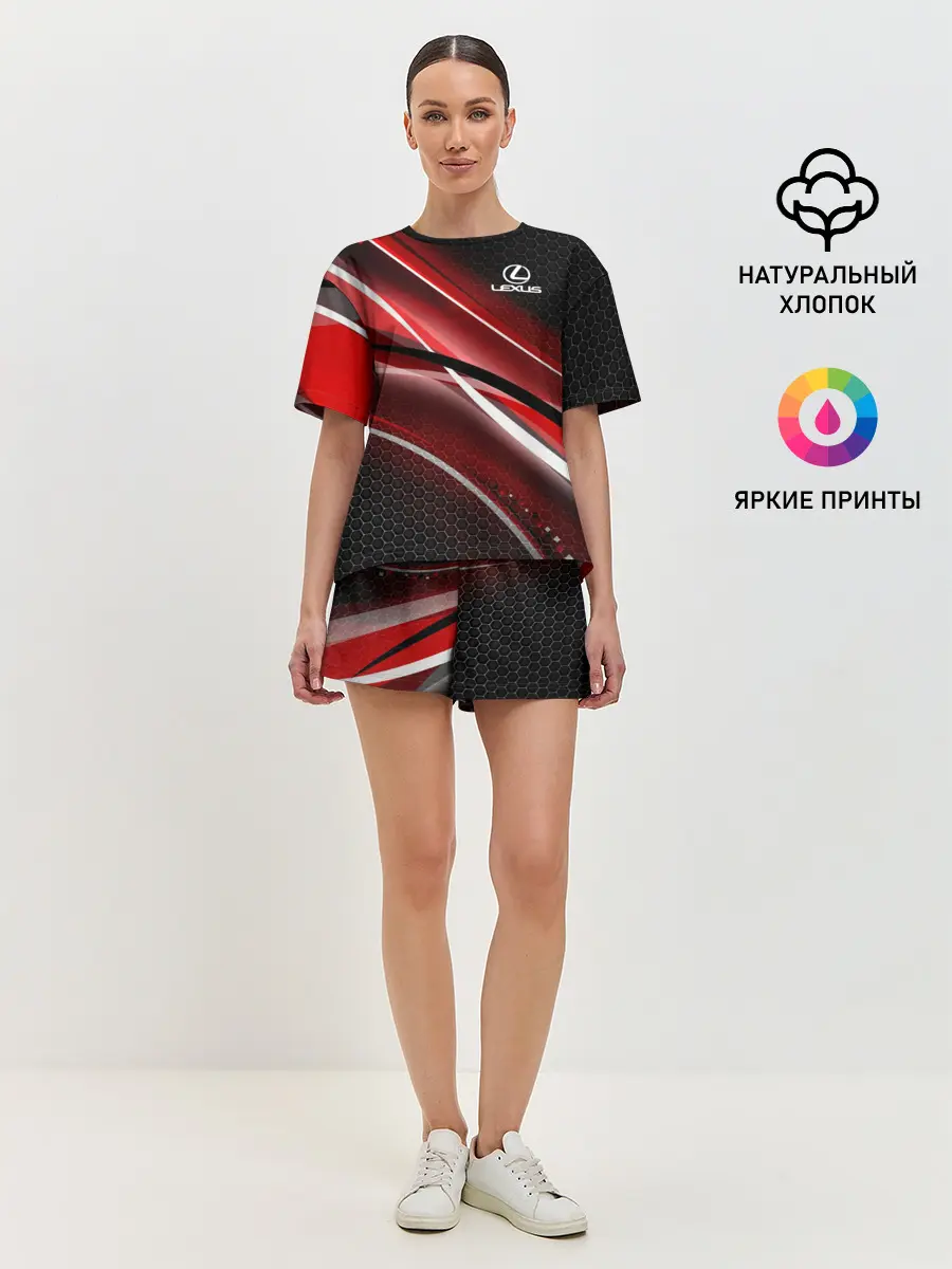 Женская пижама с шортами / LEXUS.