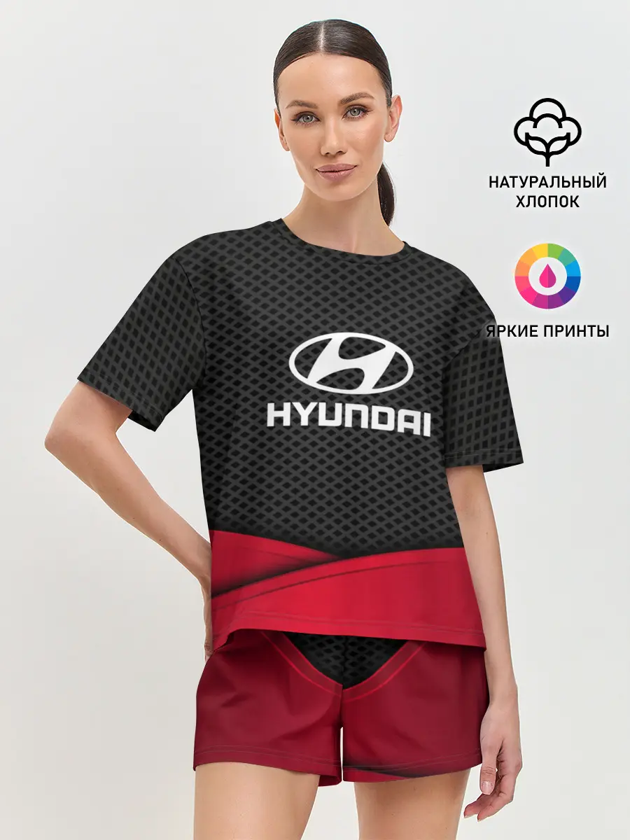 Женская пижама с шортами / HYUNDAI