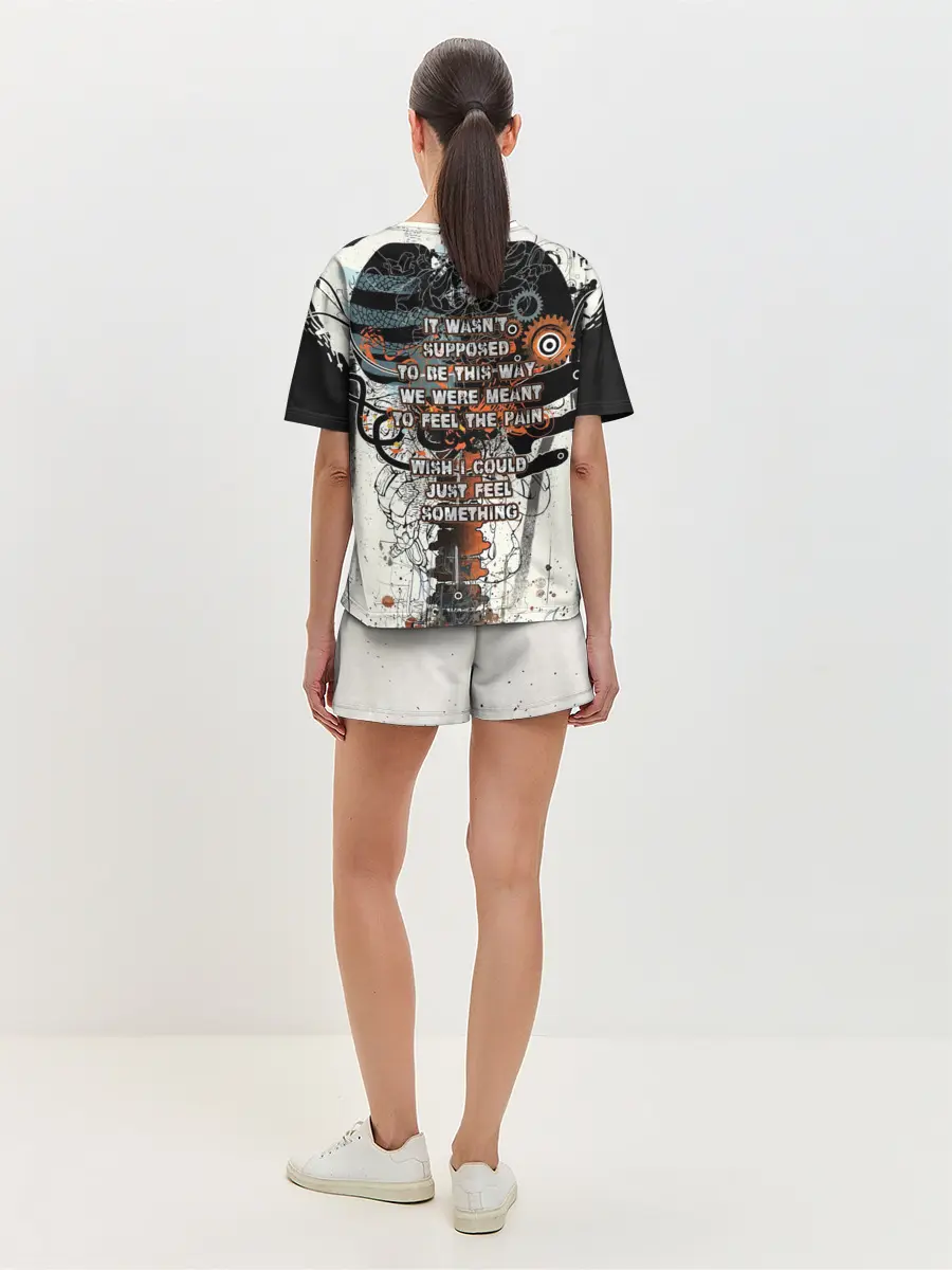 Женская пижама с шортами / I am machine