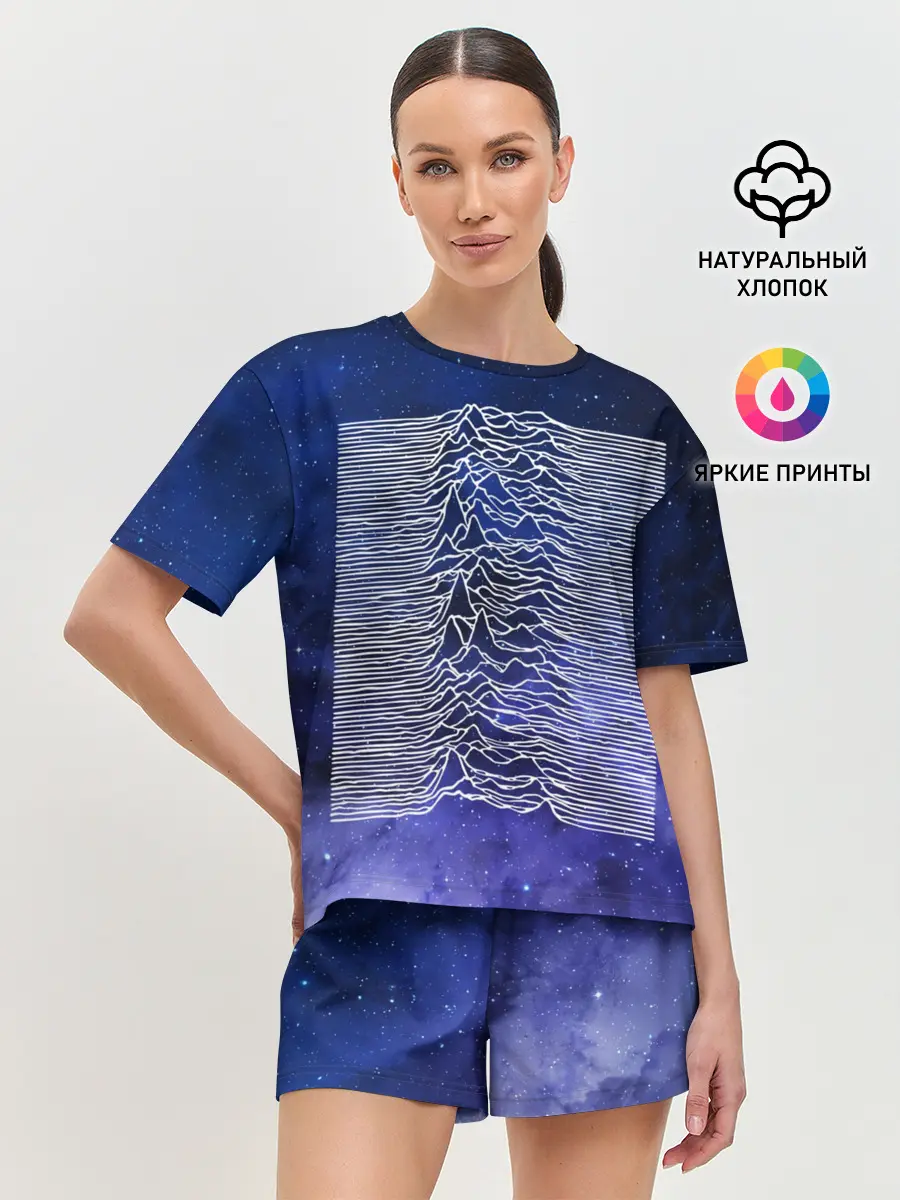 Женская пижама с шортами / Unknown Pleasures