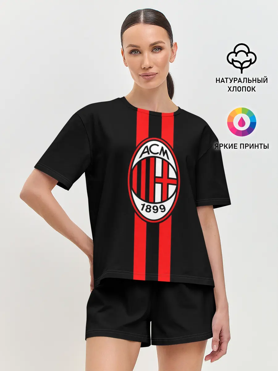 Женская пижама с шортами / AC Milan FC