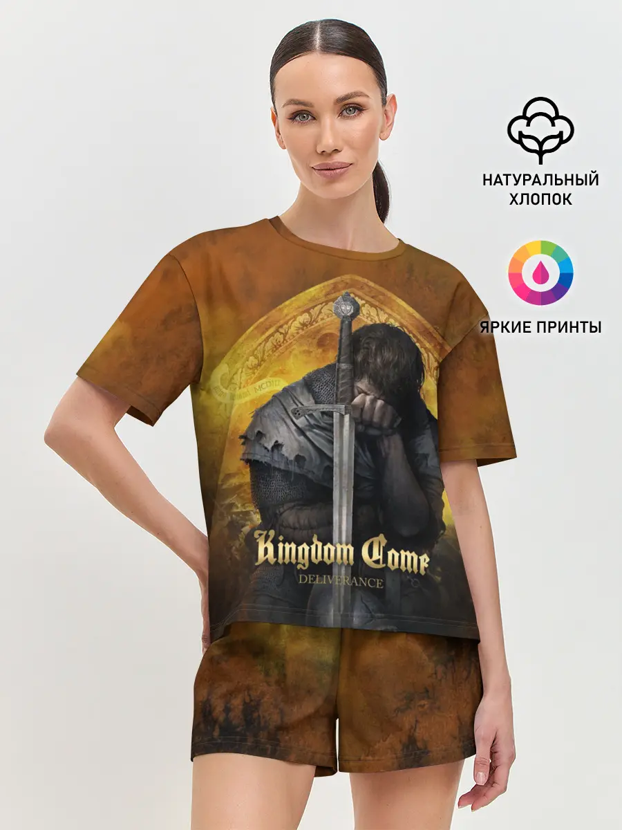 Женская пижама с шортами / Sad Henry