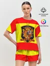 Женская пижама с шортами / Сборная Испании флаг