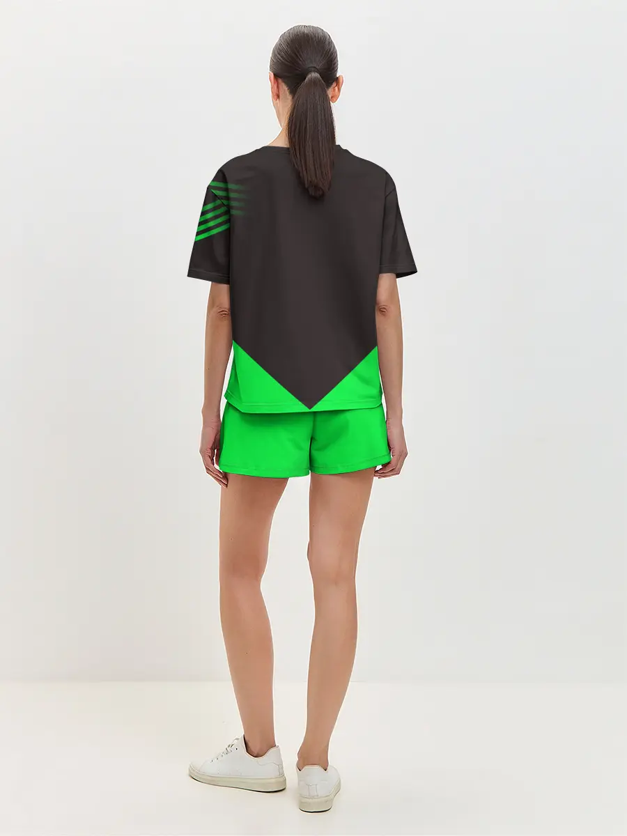 Женская пижама с шортами / Bicyclist