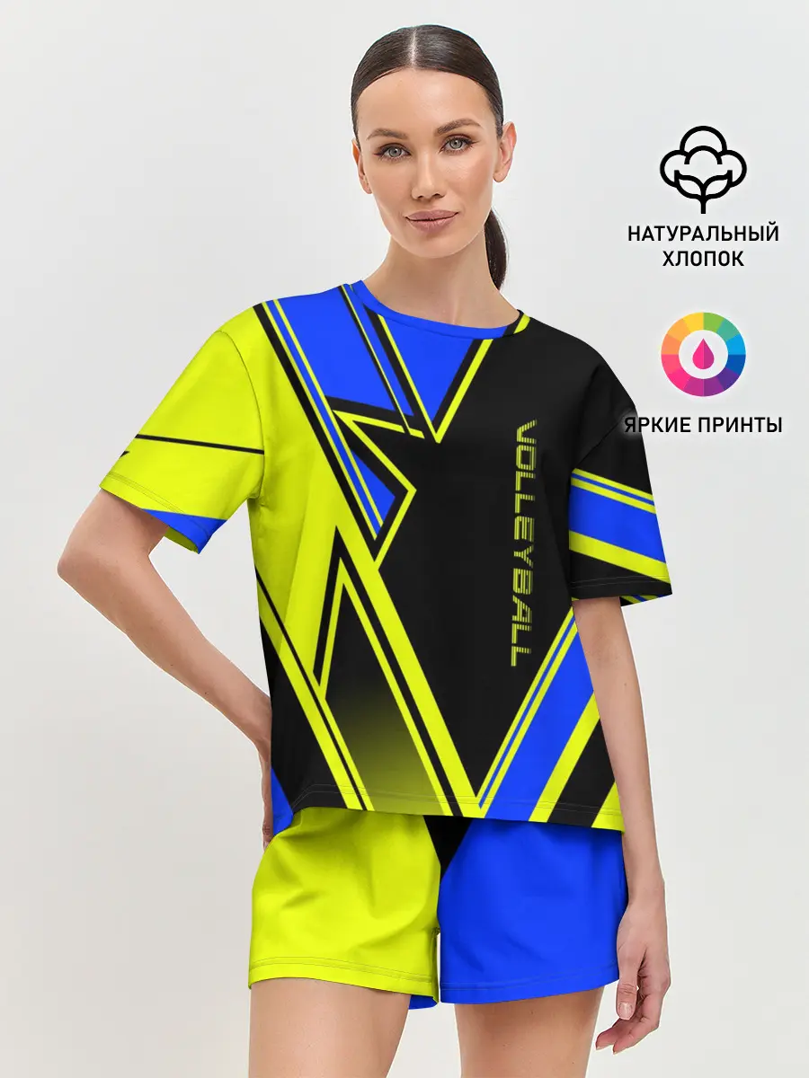 Женская пижама с шортами / Volleyball