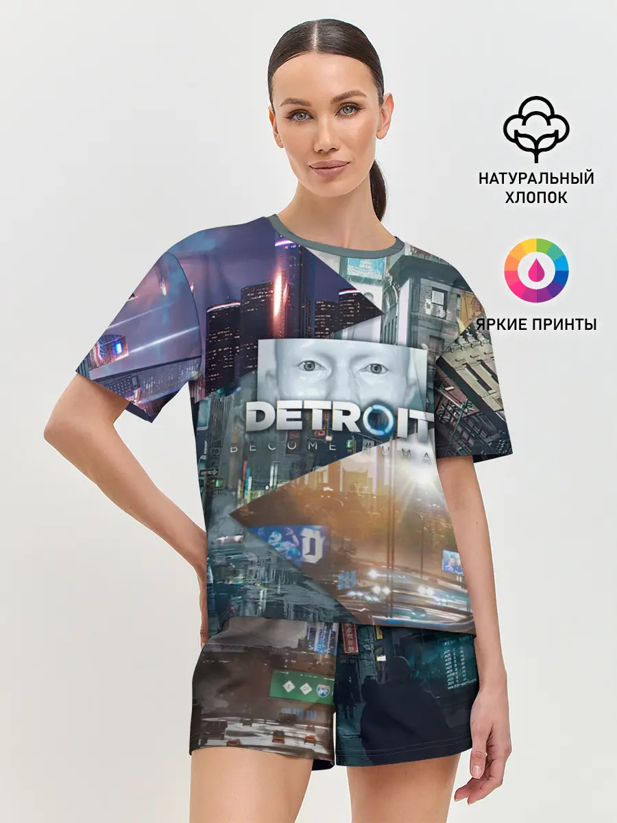 Женская пижама с шортами / Detroit: Become Human