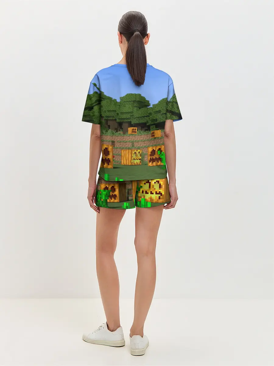 Женская пижама с шортами / Стив бросает ендерперл.