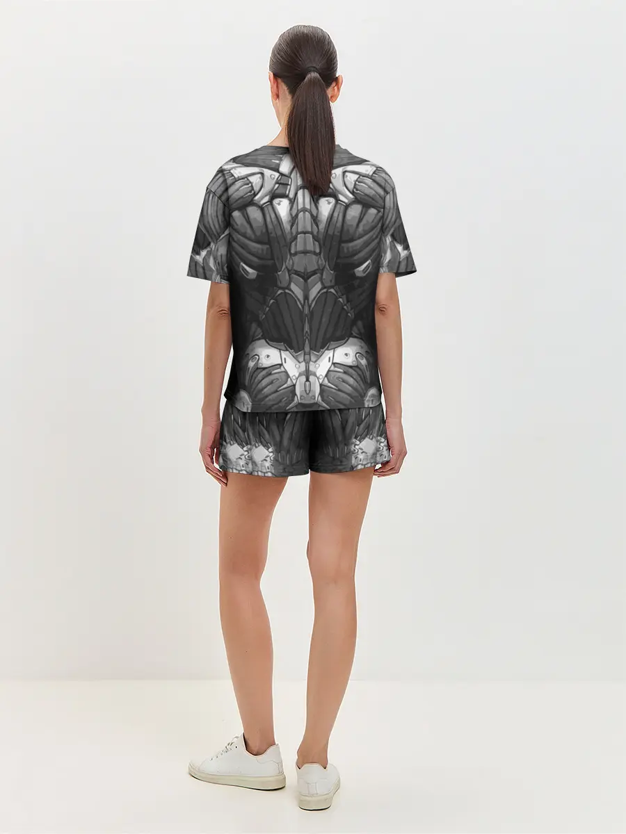 Женская пижама с шортами / Экзоскелет CRYSIS