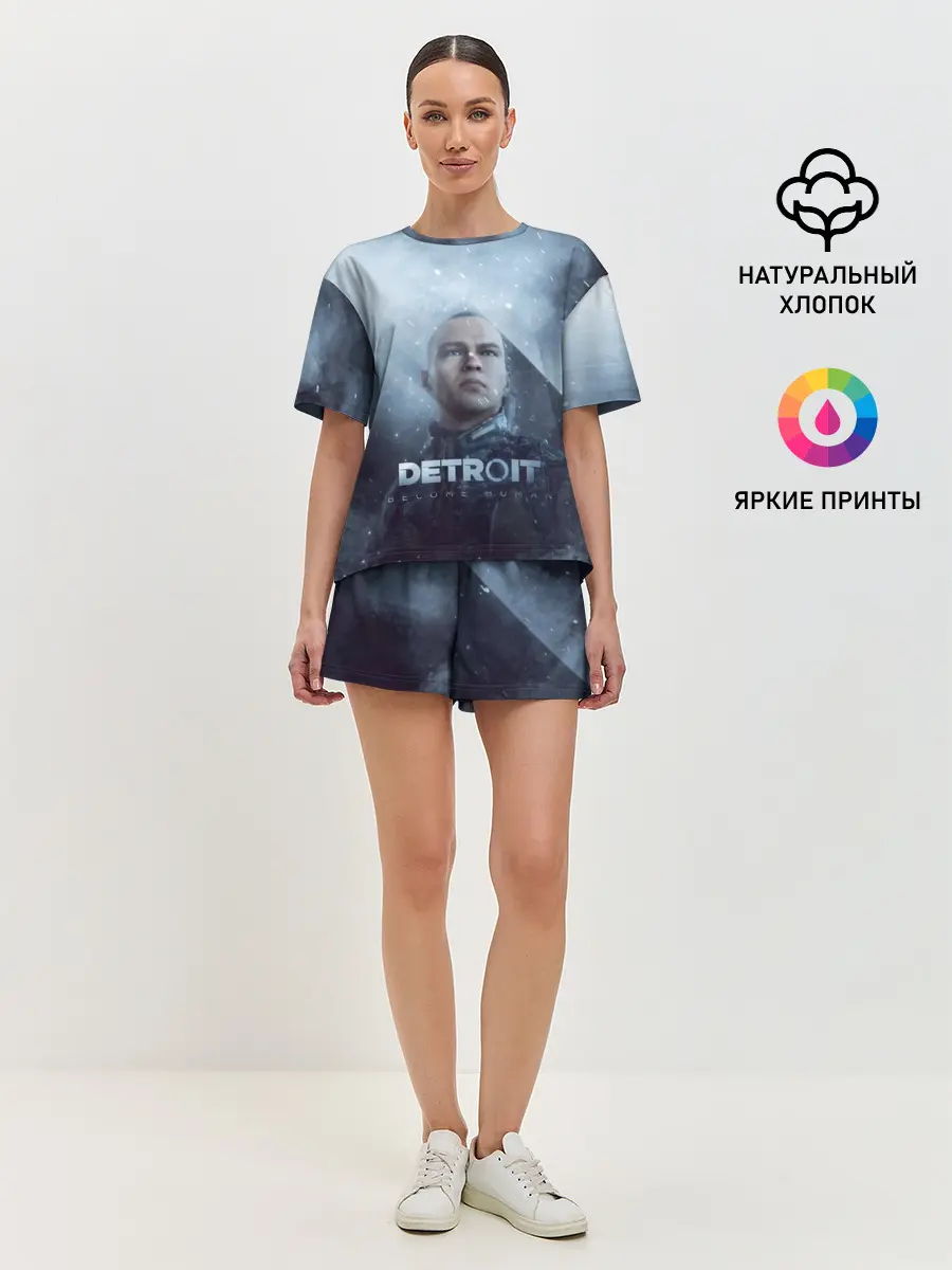 Женская пижама с шортами / Detroit become human