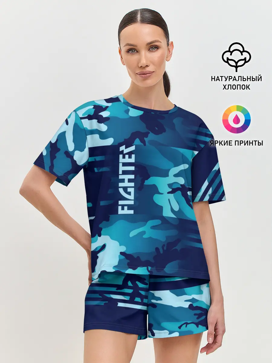 Женская пижама с шортами / FIGHTER