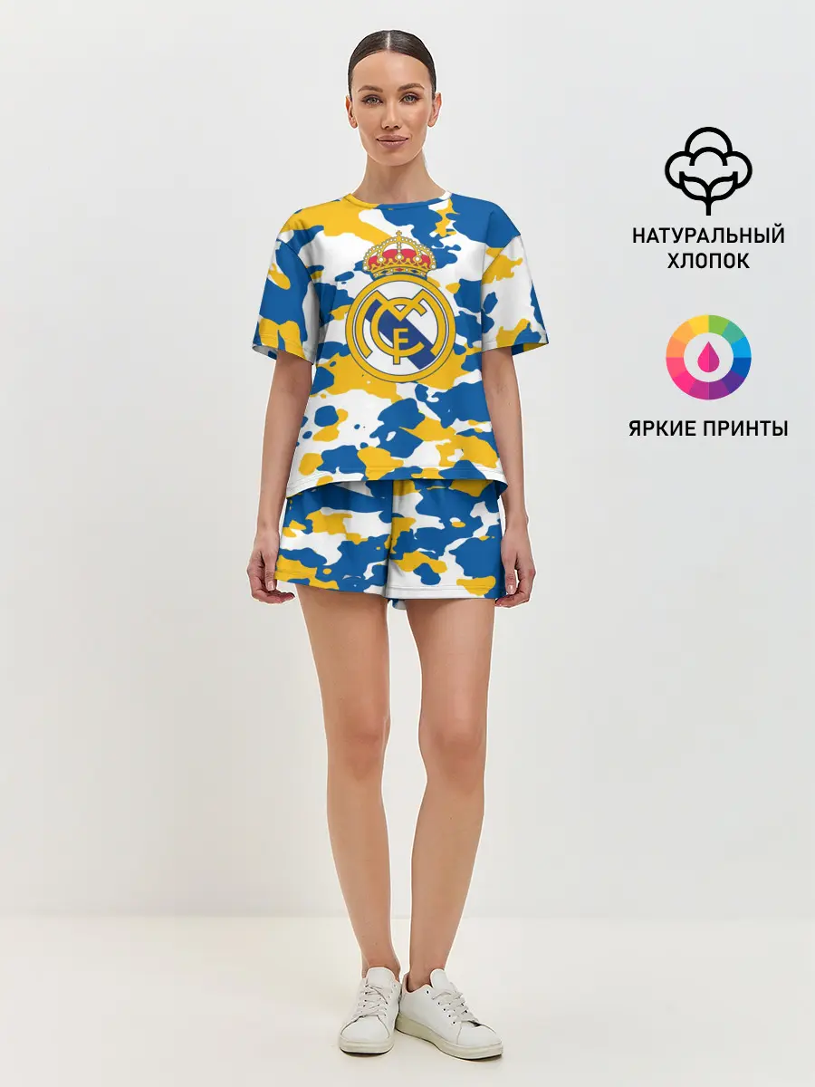 Женская пижама с шортами / Real Madrid