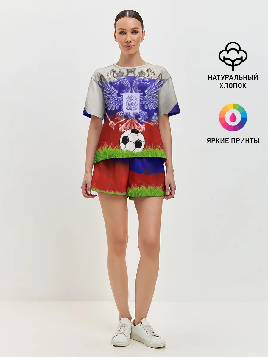 Женская пижама с шортами / Сборная России