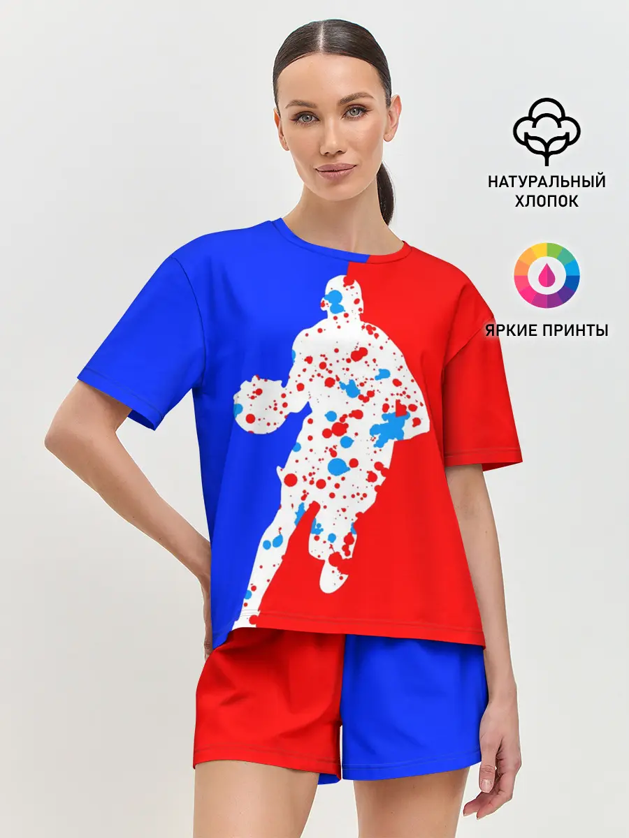 Женская пижама с шортами / Форма баскетболиста