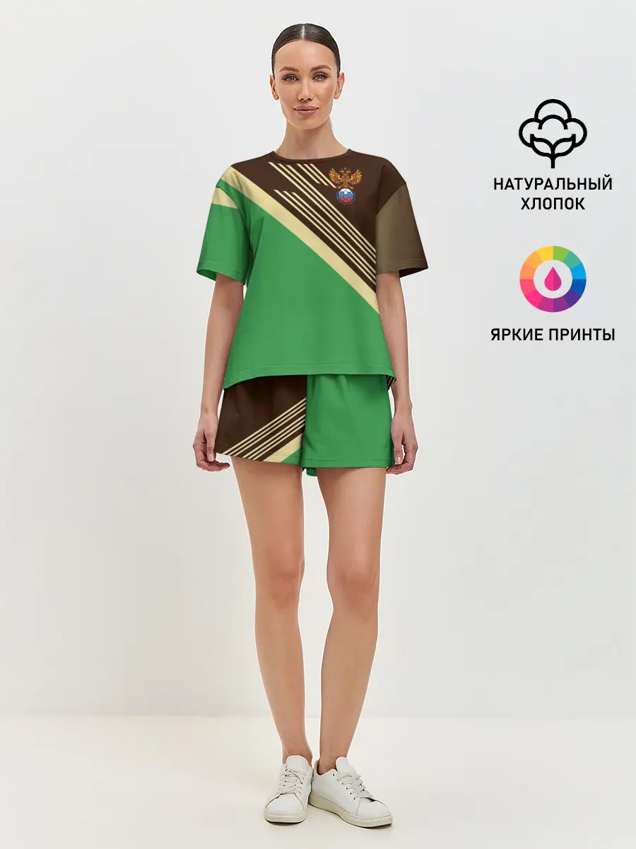 Женская пижама с шортами / КОМАНДА РОССИИ.