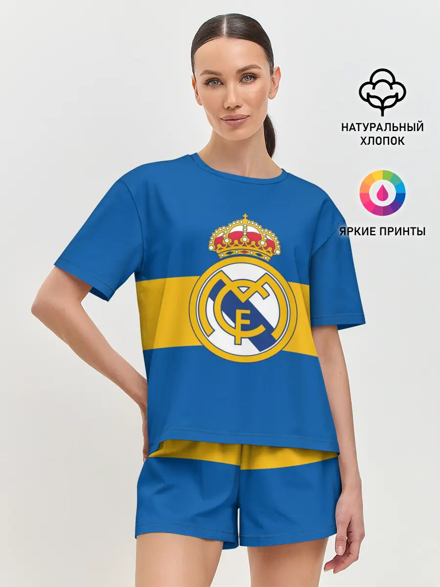 Женская пижама с шортами / Реал Мадрид