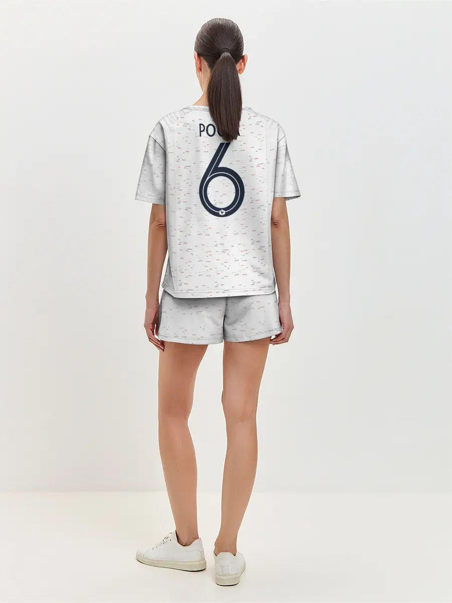 Женская пижама с шортами / Pogba away 2018 WC