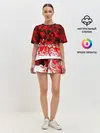 Женская пижама с шортами / Абстрактные узоры 3