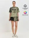 Женская пижама с шортами / AC DC
