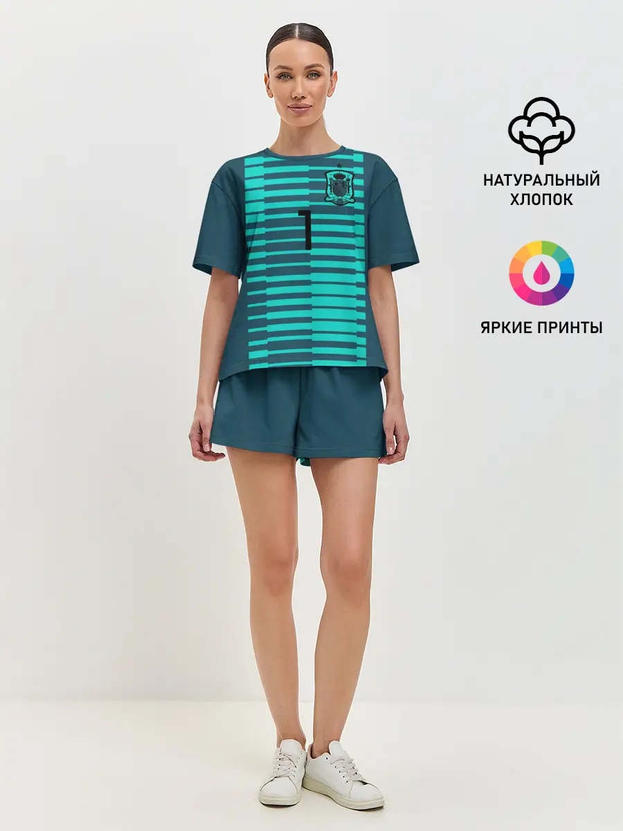 Женская пижама с шортами / De Gea WC 2018