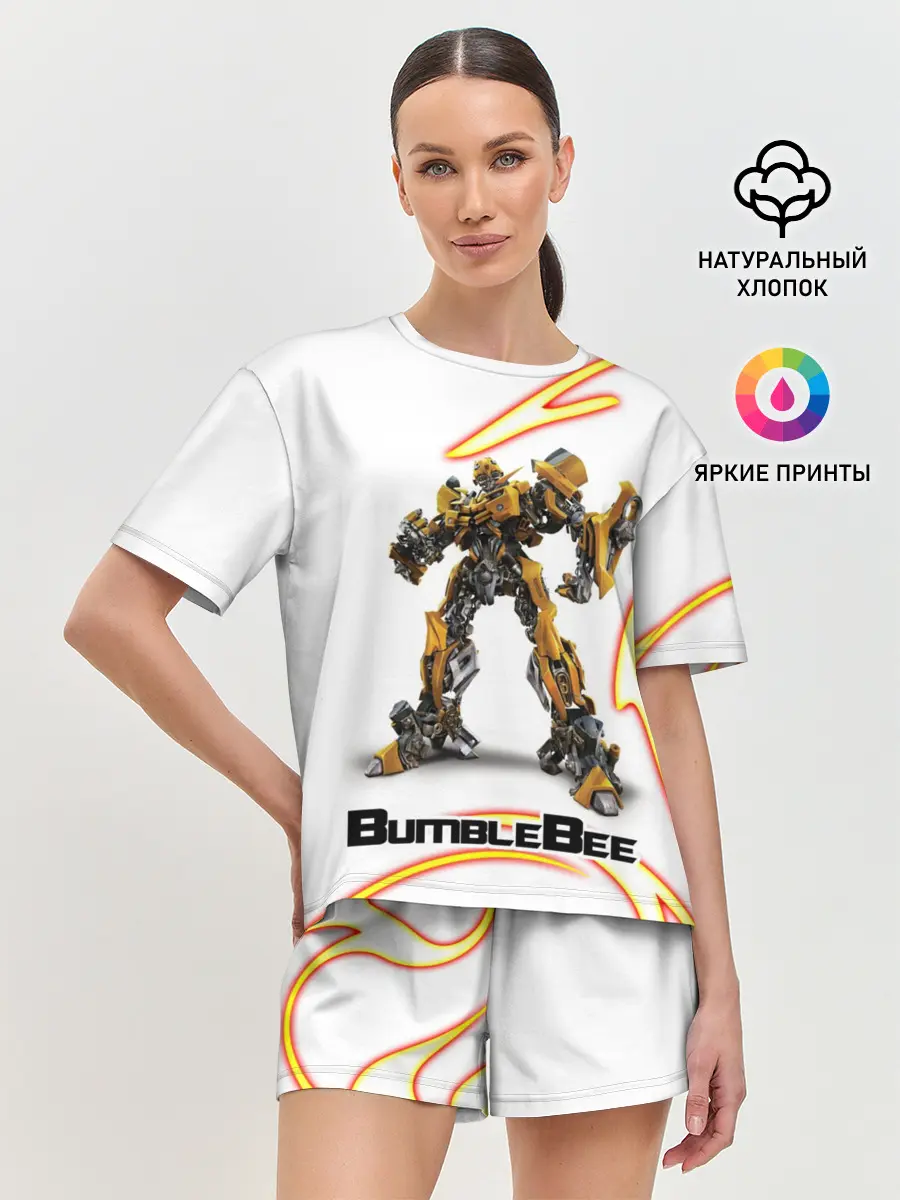 Женская пижама с шортами / Bumblebee