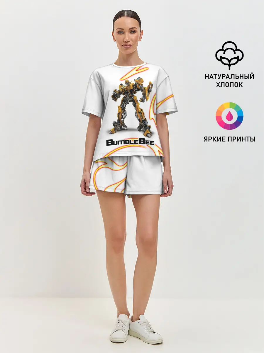 Женская пижама с шортами / Bumblebee
