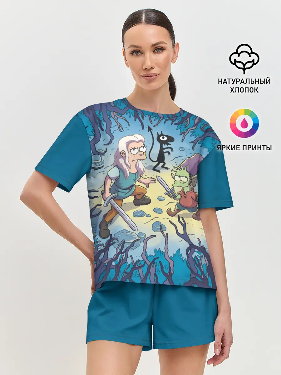 Женская пижама с шортами / Disenchantment