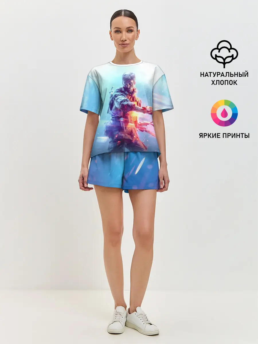 Женская пижама с шортами / Battlefield 5 Man