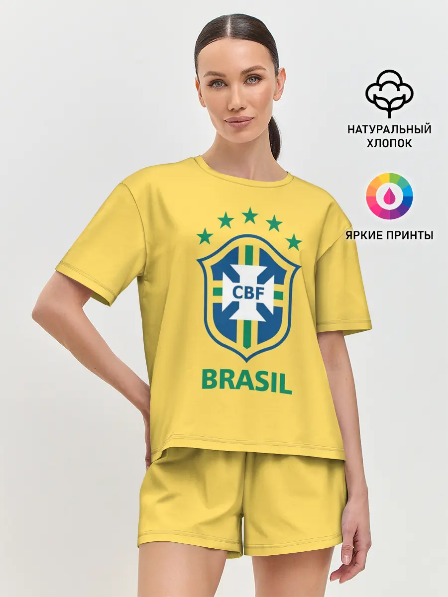 Женская пижама с шортами / Сборная Бразилии