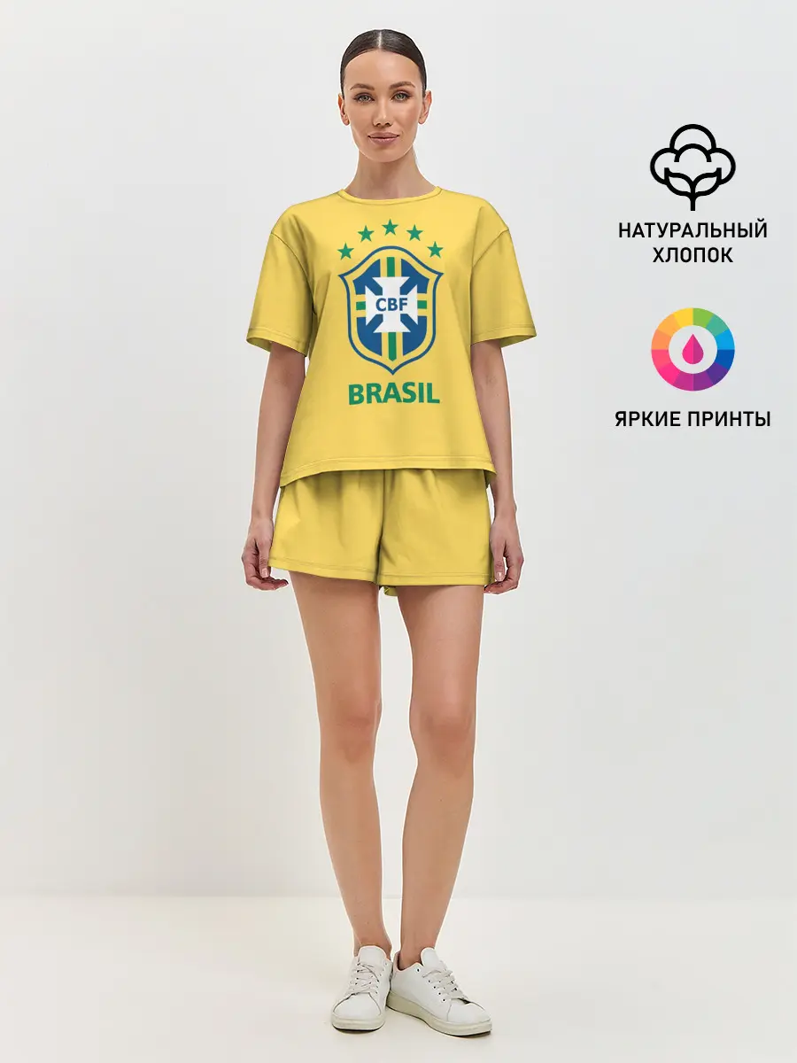 Женская пижама с шортами / Сборная Бразилии
