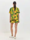 Женская пижама с шортами / Ананасы