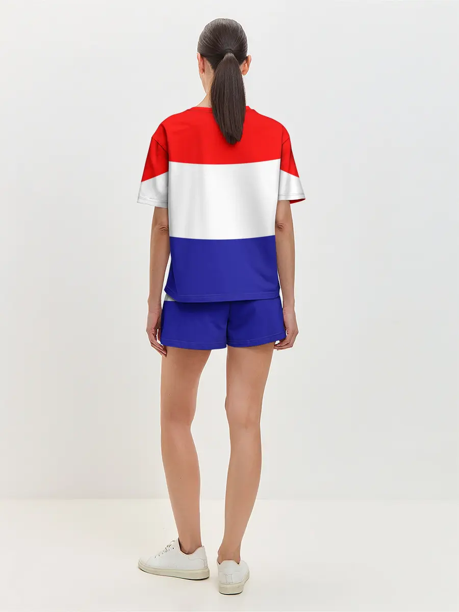 Женская пижама с шортами / Сборная Хорватии флаг